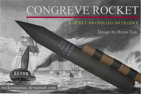 Congreve Rocket Papercraft