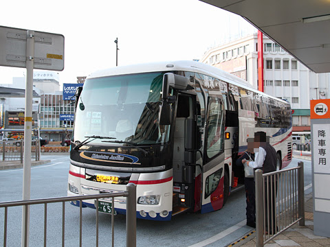 しずてつジャストライン「京都大阪ライナー」・653　清水駅前到着　その1