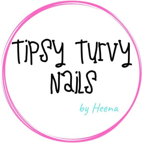 Tipsy Turvy Nails by Heena logo