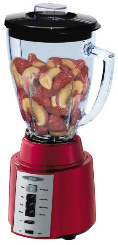 Oster BCCG08-RM1-000 8-Speed 6-Cup Blender, Red