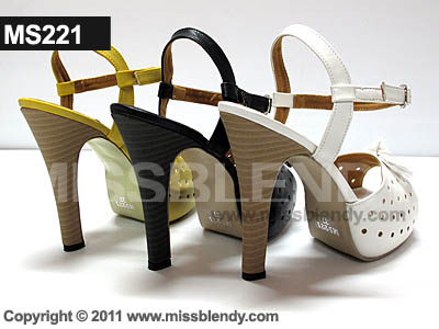 รองเท้าแฟชั่นส้นสูง งานแฮนด์เมด ราคาพิเศษ Ankle-Strap-Pumps-Shoes-MS221-4