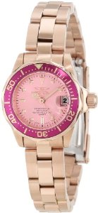 Invicta Women's 12529 Pro-Diver Pink Dial Watch