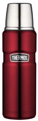 Thermos Stainless King 16-Ounce Compact Bottle, Cranberry