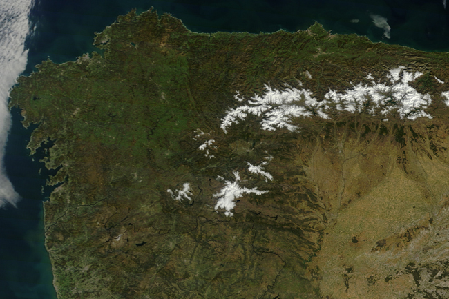 La Península Ibérica despejada: imagen meteorológica del día para la NASA