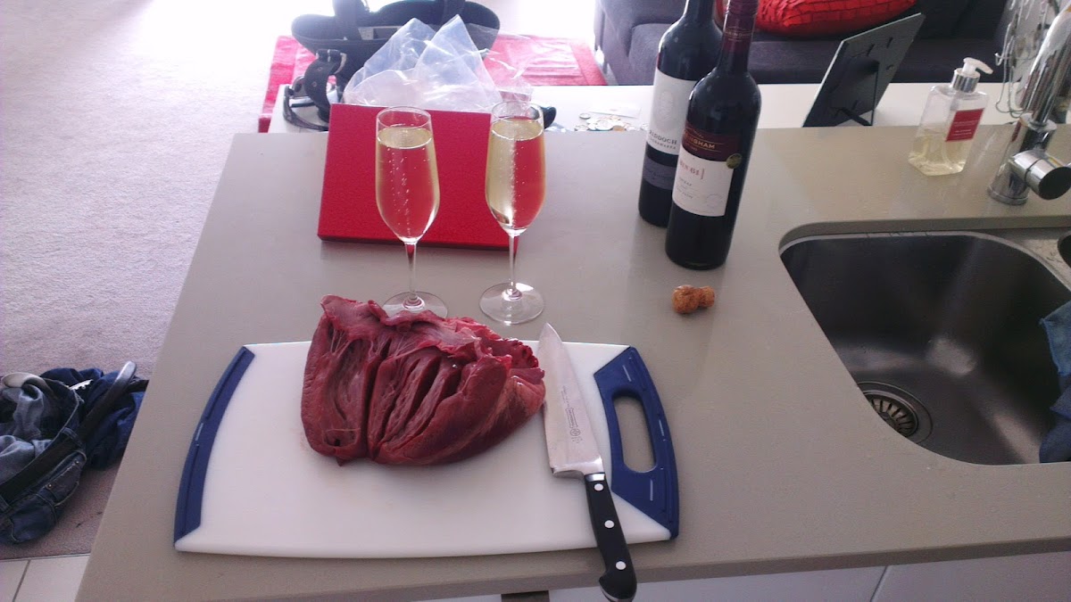 Beef heart stew - Valentines Day