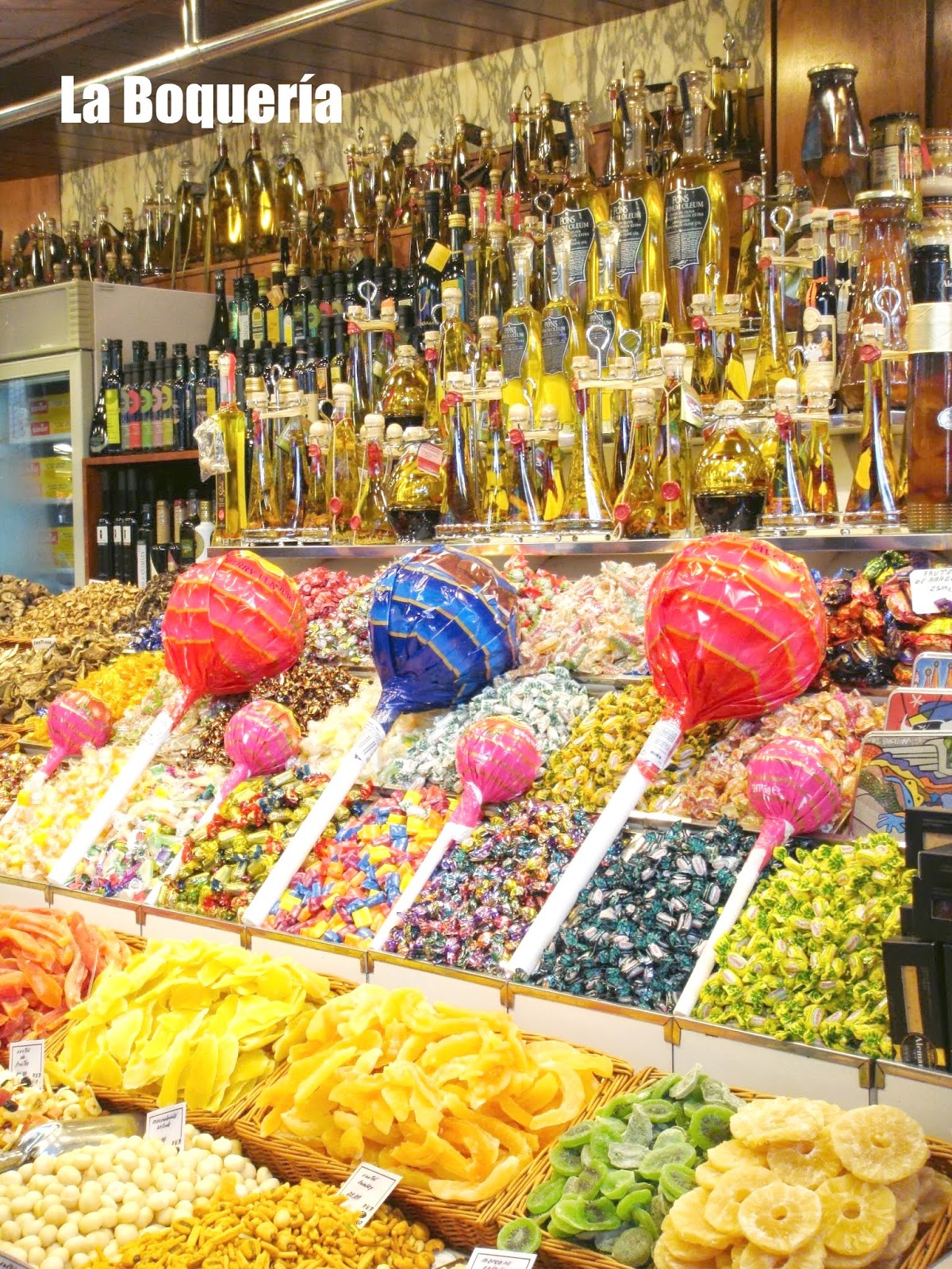 Golosinas, Mercat St Josep, Mercado de la Boquería, Barcelona, Elisa N, Blog de Viajes, Lifestyle, Travel
