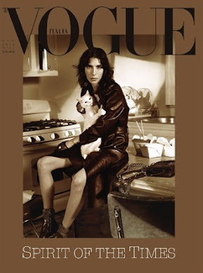 Vogue Italia August 2012 Jamie Bochert by Steven Meisel