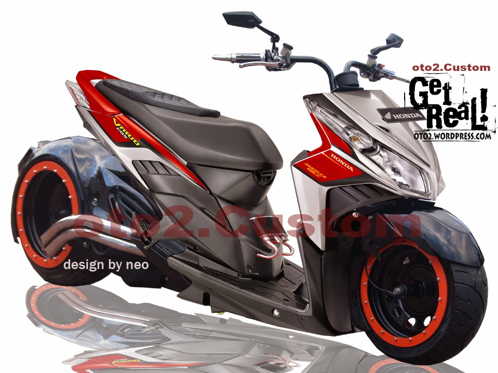 94 Modifikasi Motor Vario 125 Velg Lebar Terlengkap Kumbara Modif