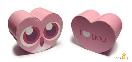 I Owl You Paper Toy