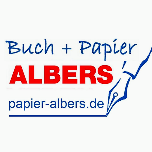 Buch + Papier ALBERS Bürobedarf, Schreibwaren & Schulbedarf, Stempelherstellung logo