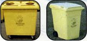 Los envases de la basura (contenedor amarillo)