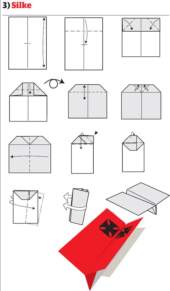 12 formas para hacer aviones de papel 3