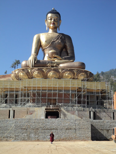 Ký sự chuyến hành hương Bhutan đầu xuân._Bodhgaya monk (Văn Thu gởi) DSC06551