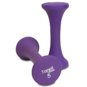  Tone Fitness Pair of Hourglass Shaped Dumbbells