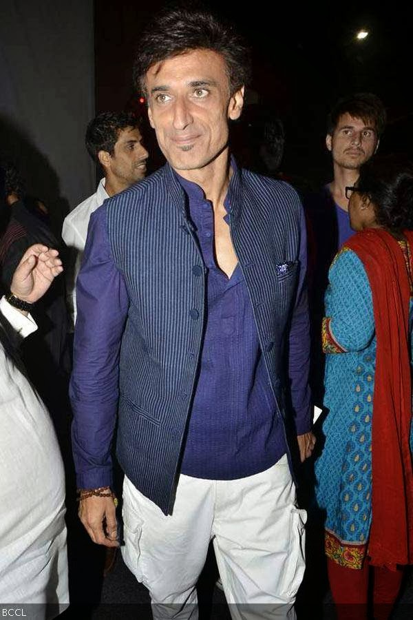 Rahul Dev attends the Wills Lifestyle India Fashion Week (WIFW) Spring/Summer 2014, held in Delhi. (Pic: Viral Bhayani)