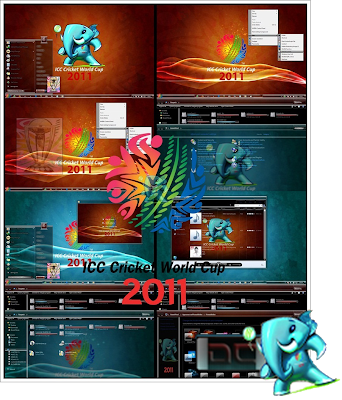 CricWorldCup Theme for Windows 7 [DARK THEME] Poster