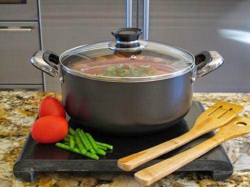 13-Quart Nonstick Aluminum Dutch Oven with Glass Cover