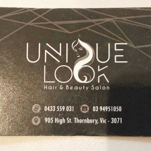 Unique Look Hair & Beauty salon logo