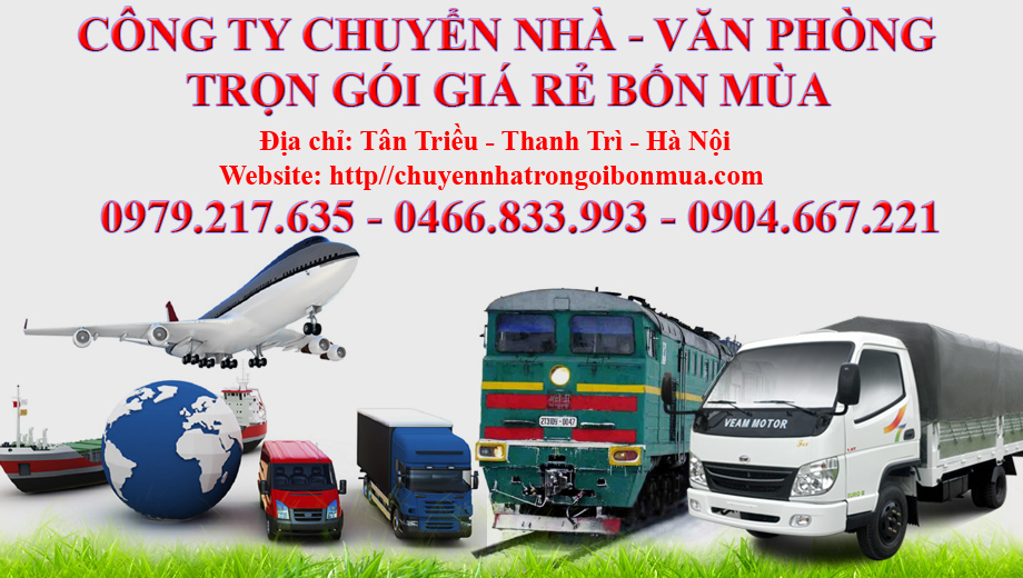 công ty chuyển văn phòng trọn gói bốn mùa