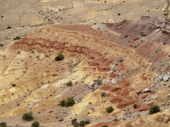 Chinle and Moenkopi formation layers