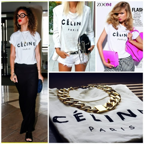 DIY Celine & YSL T-Shirt
