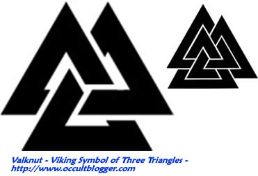 Valknut Viking Symbol Of Three Interlocking Triangles Image