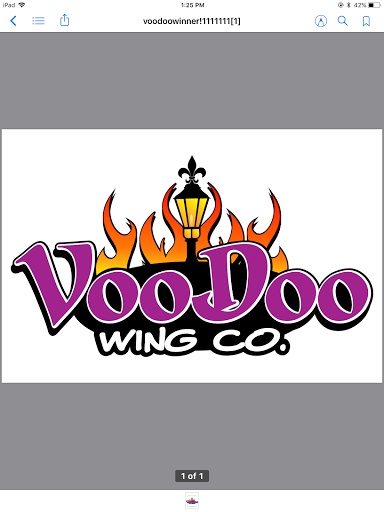 VooDoo Wing Company logo