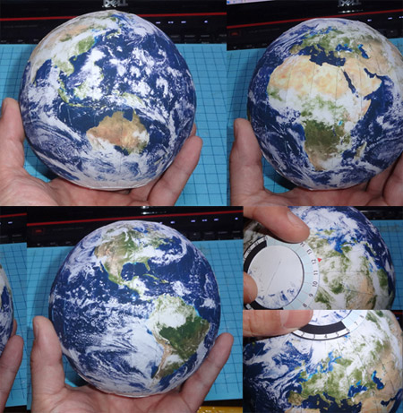 Earth Paper Model