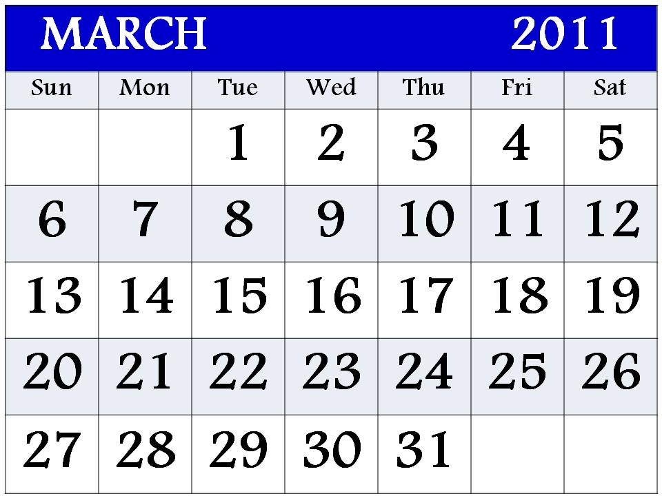 march calendar 2011 printable kids. Calendar 2011 March :