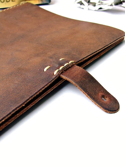 Cover Case leather [Hand made] for iPad Mini & Samsung Tablet 7.7 