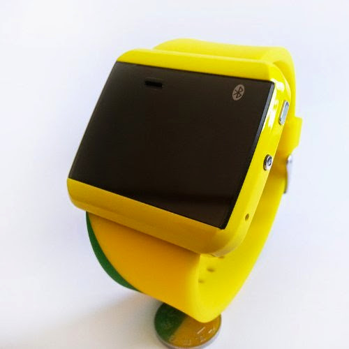  Smart Bluetooth Watch for Smartphone Answer Call Calling Mp3 Sms (yellow)