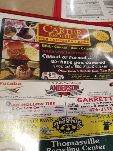 Barbecue Restaurant «Carter Brothers Barbecue and Ribs», reviews and photos, 3802 Samet Dr, High Point, NC 27265, USA