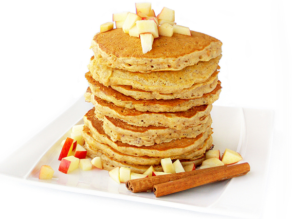 Apple cinnamon pancakes tinascookings.blogspot.com