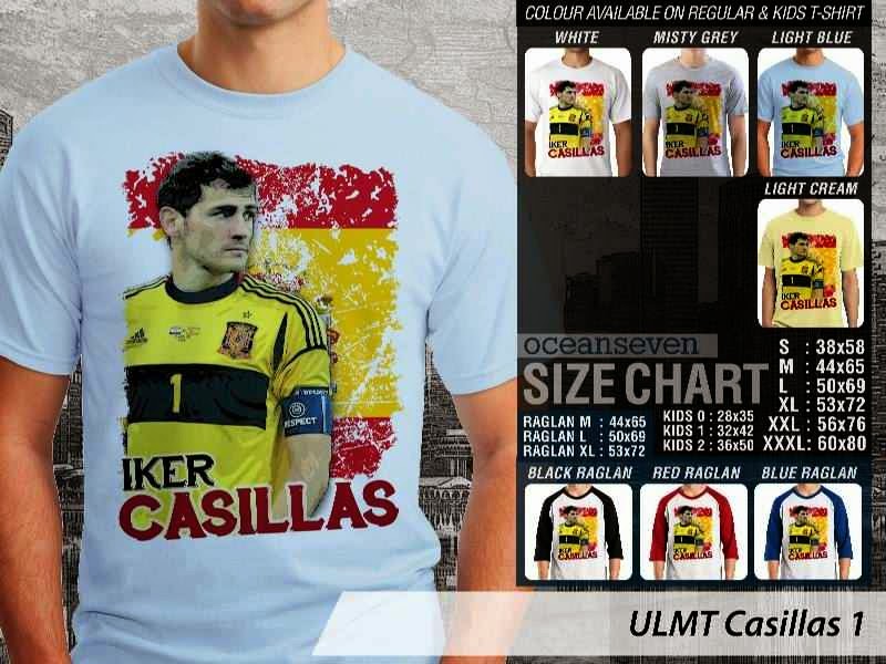 Kaos bola Casillas 1 piala dunia