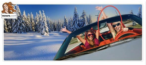 fake picture of two people