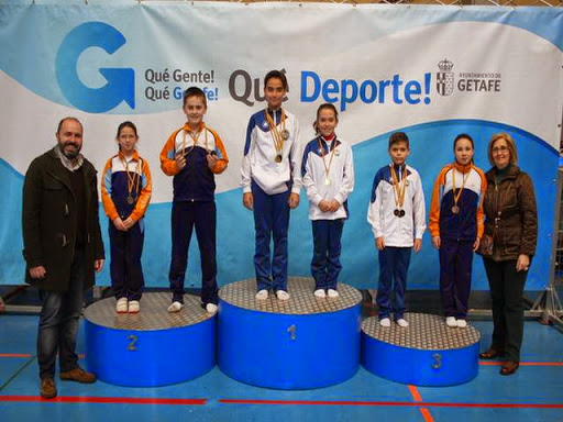 El Club Gimnástico Getafe logra 47 medallas en el II Encuentro Interescolar de Trampolín