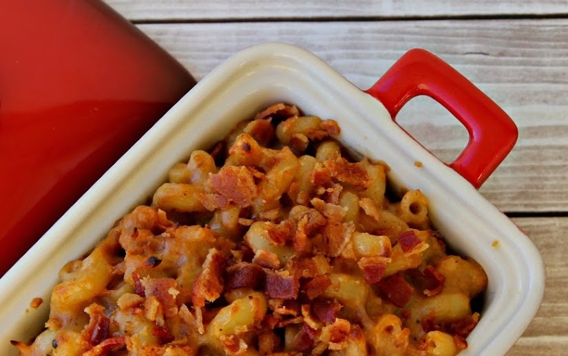 Smokey BBQ Chicken Mac and Cheese with Bacon