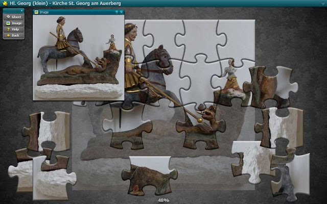 Puzzle Kirche St. Georg am Auerberg - Beispiel