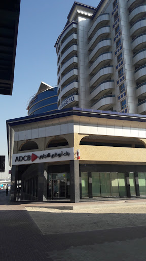 ADCB Bank And ATM, Al Maktoum St ,Airport Road, Near to Al Futtaim Motors - Dubai - United Arab Emirates, Bank, state Dubai