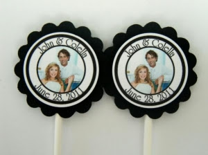 wedding cupcake toppers