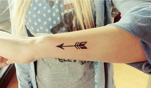 arrow small wrist tattoos