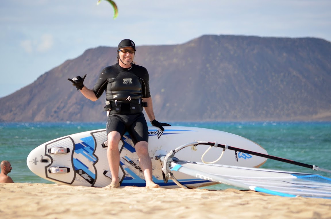 Davo at Flag Beach Fuerteventura