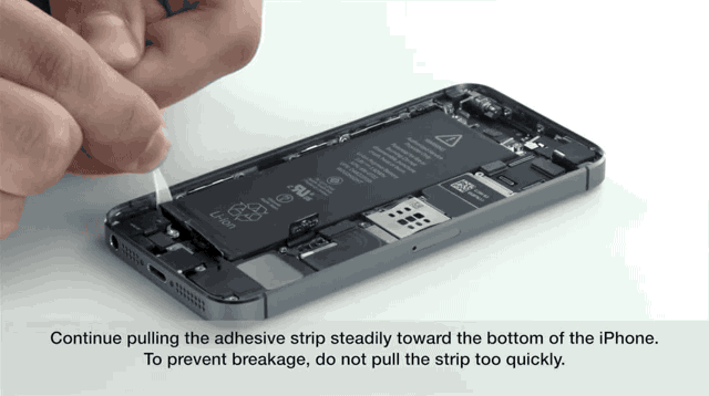 Как снять батарею у iPhone 5S - инструкция - ремонт iphone