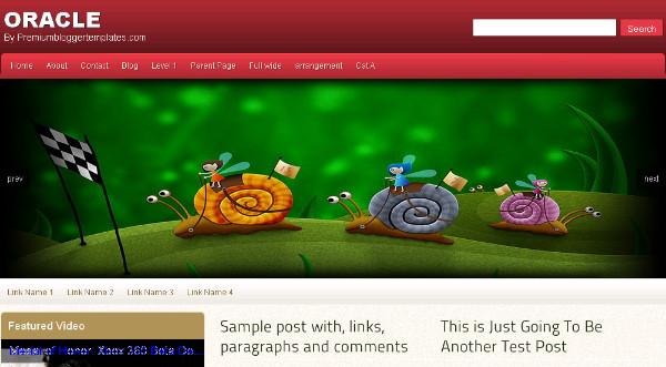Oracle Magazine Blogger Template Oracle Magazine Blogger Template