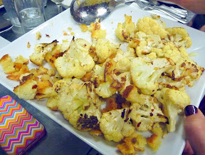 Caprial + John’s Sunday Supper Tuesday cooking class roasted cauliflower