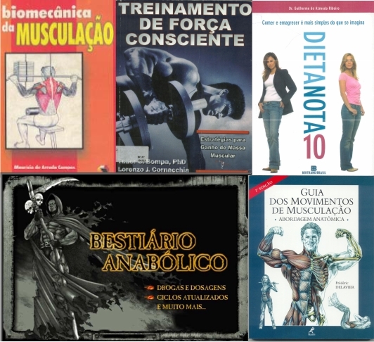 220 Livros Sobre Musculação, Academia e Saúde! Acade
