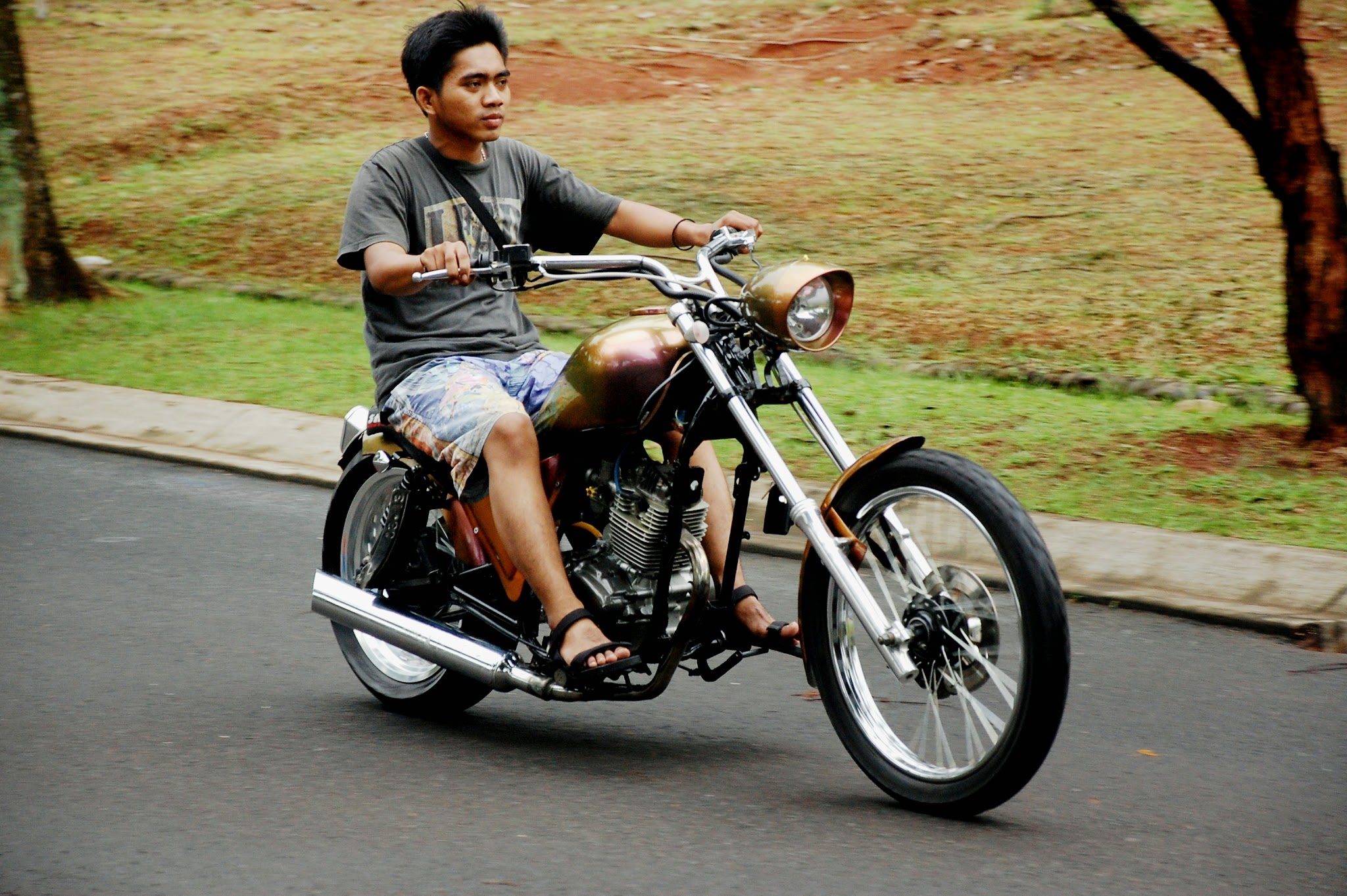 Modifikasi Honda Tiger Jadi Harley Davidson Thecitycyclist