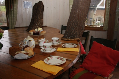 tea in a treehouse