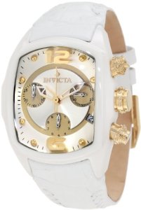  Invicta Women's 0311 Lupah Revolution Chronograph White Mother-Of-Pearl Dial Watch
