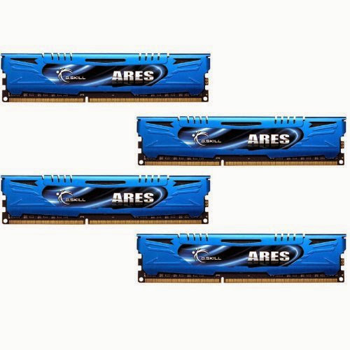  G.SKILL Ares Series 32GB (4 x 8GB) 240-Pin SDRAM DDR3 1866 (PC3 14900) Desktop Memory F3-1866C10Q-32GAB